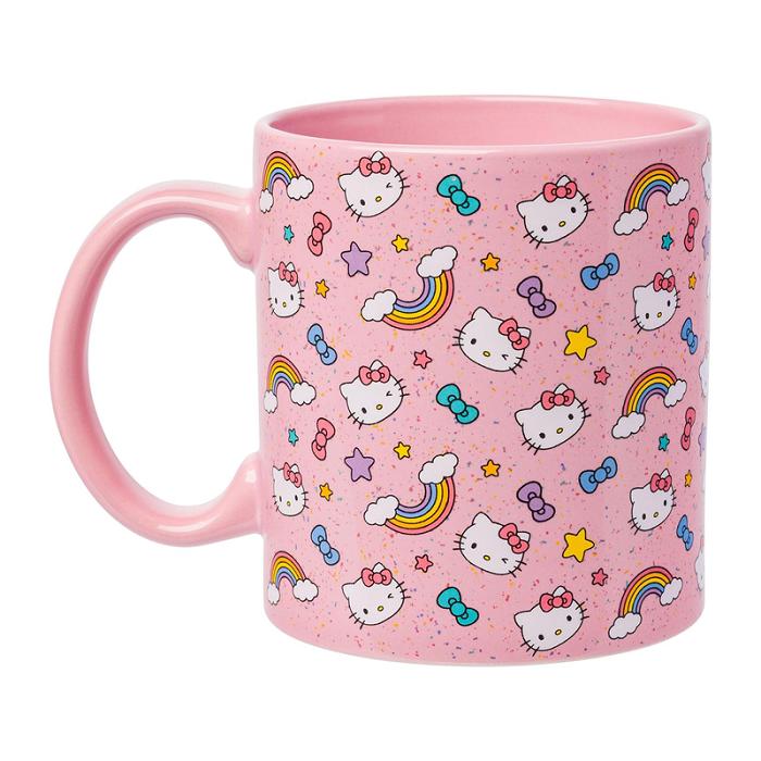 Hello Kitty Hello Kitty Ceramic Mug (Stars, Bows, & Rainbows) Roz | RO_HK48748