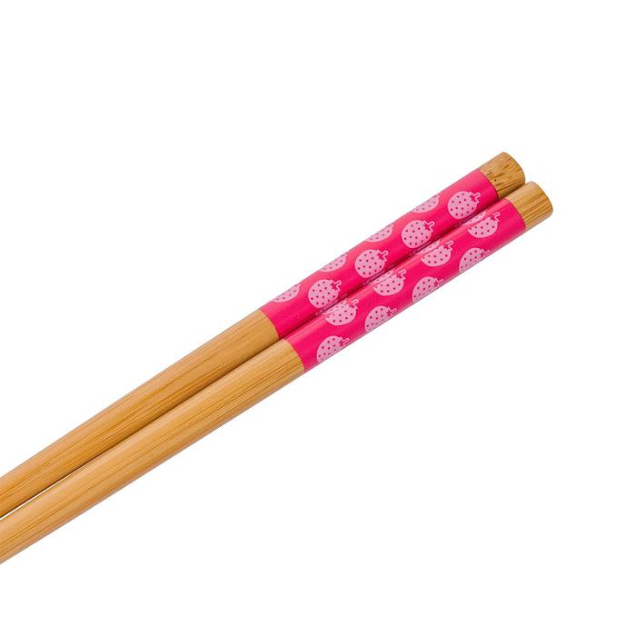 Hello Kitty Hello Kitty Ceramic Ramen Bowl and Chopstick Set (Strawberry Milk) Roz | RO_HK74052