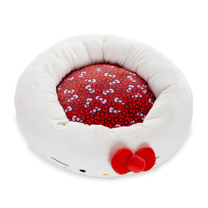 Hello Kitty Hello Kitty Classic Pet Bolster Bed (Small) Rosii Albi | RO_HK64032