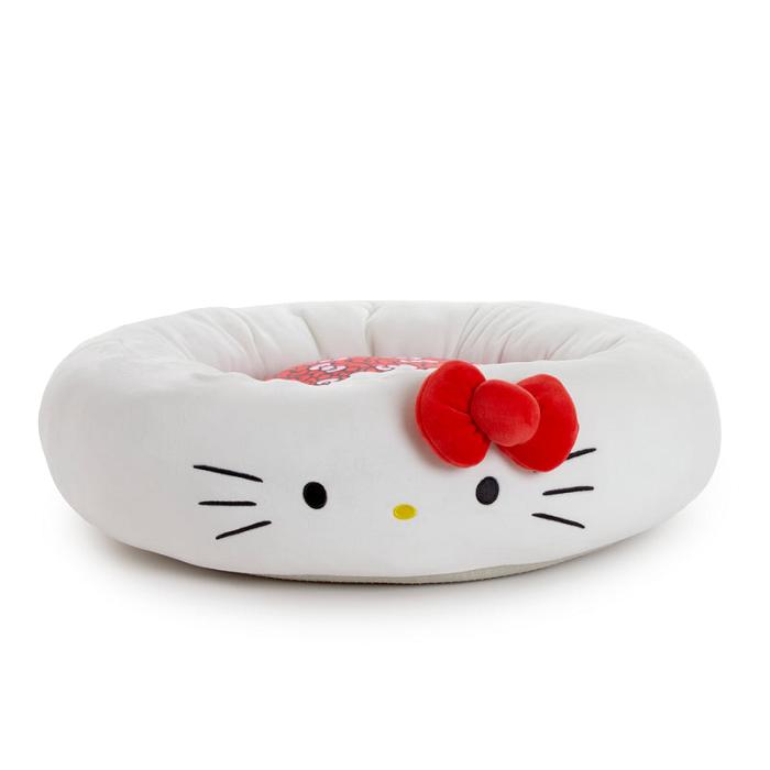 Hello Kitty Hello Kitty Classic Pet Bolster Bed (Small) Rosii Albi | RO_HK64032