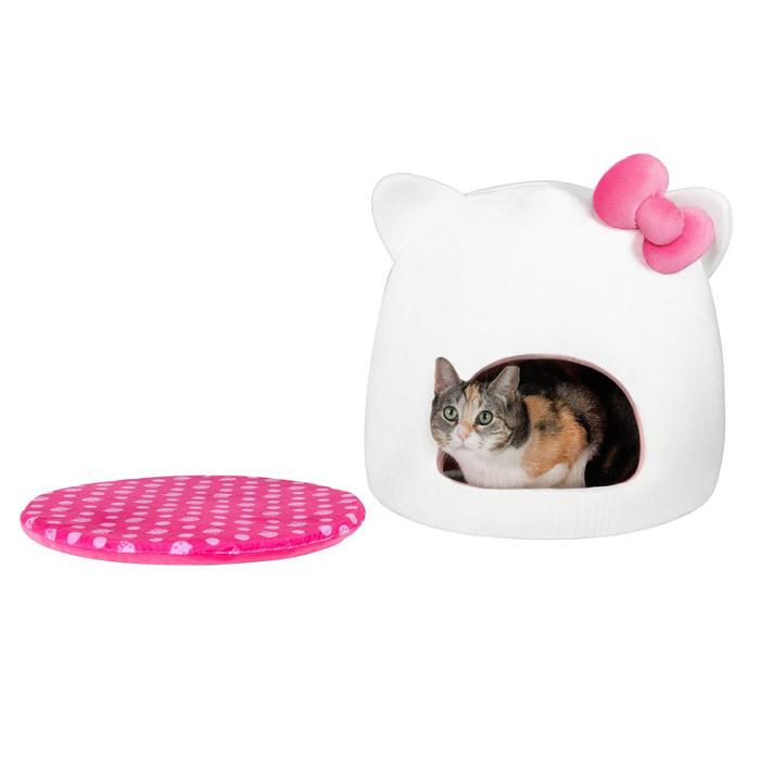 Hello Kitty Hello Kitty Covered Pet Cave Bed Albi | RO_HK49833