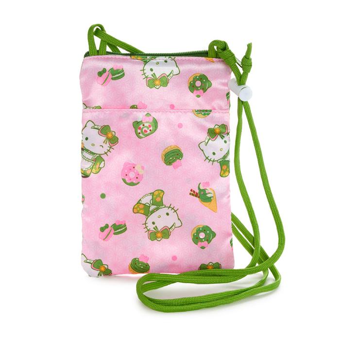 Hello Kitty Hello Kitty Crossbody Phone Bag (Matcha Sweets Series) Roz | RO_HK87708