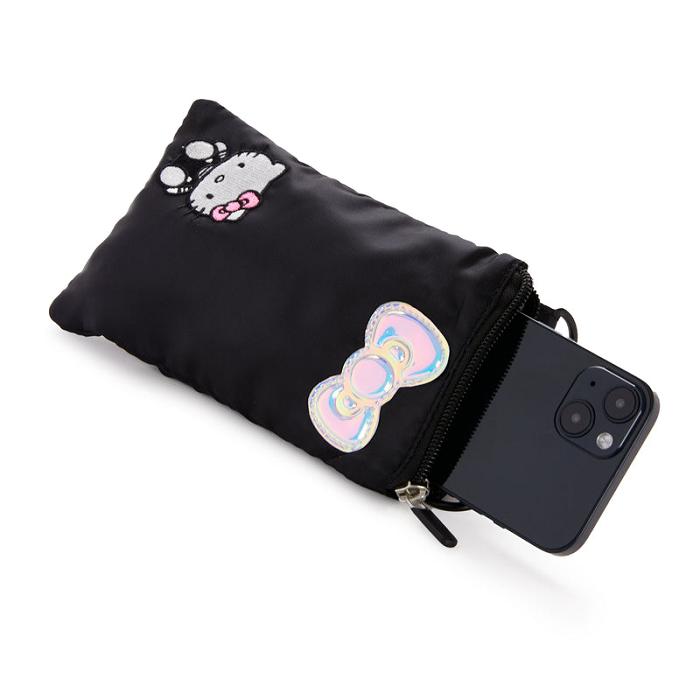 Hello Kitty Hello Kitty Crossbody Phone Bag (Feeling Chic Series) Negrii | RO_HK48611