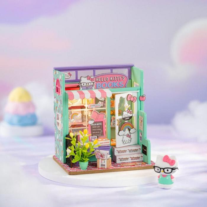 Hello Kitty Hello Kitty DIY Miniature Bookstore Verzi | RO_HK83112