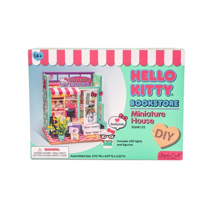 Hello Kitty Hello Kitty DIY Miniature Bookstore Verzi | RO_HK83112