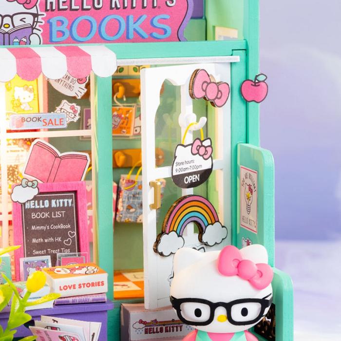 Hello Kitty Hello Kitty DIY Miniature Bookstore Verzi | RO_HK83112