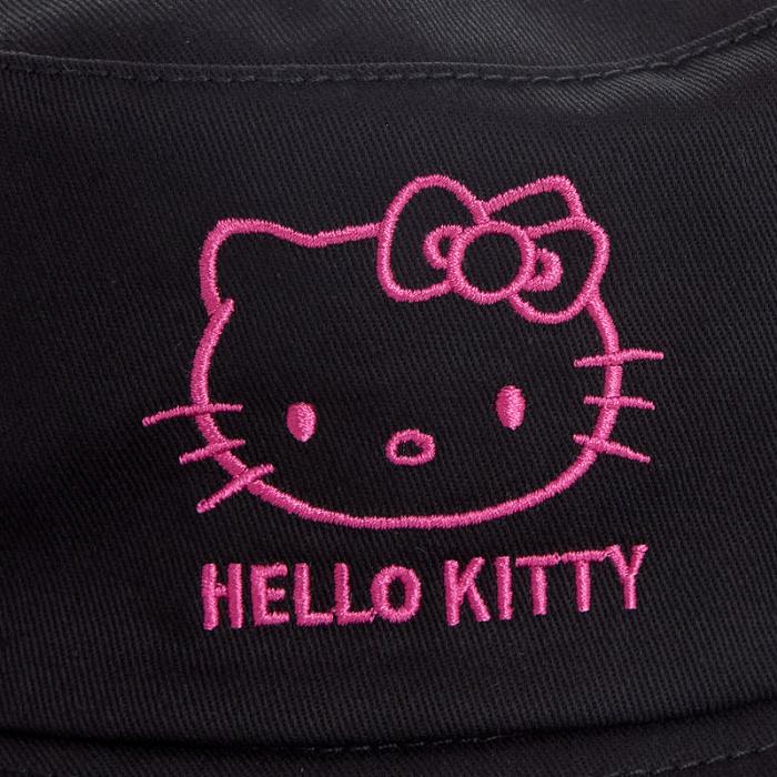 Hello Kitty Hello Kitty Embroidered Bucket Hat (Summer Vibes Edition) Negrii | RO_HK49992