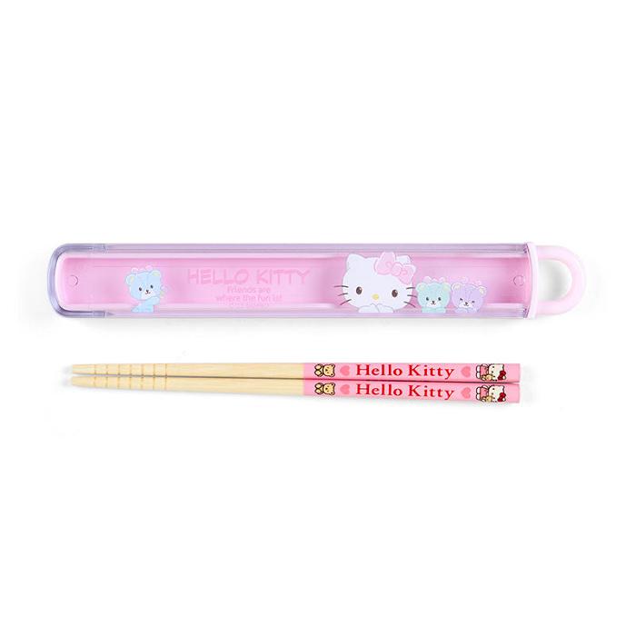 Hello Kitty Hello Kitty Everyday Chopsticks & Case Roz | RO_HK14135