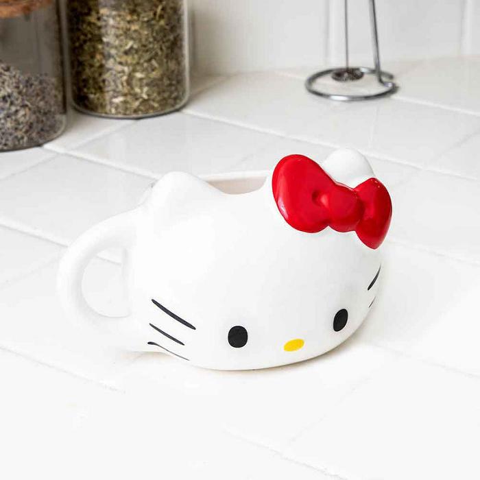 Hello Kitty Hello Kitty Face Sculpted Mug (Red) Albi | RO_HK28792