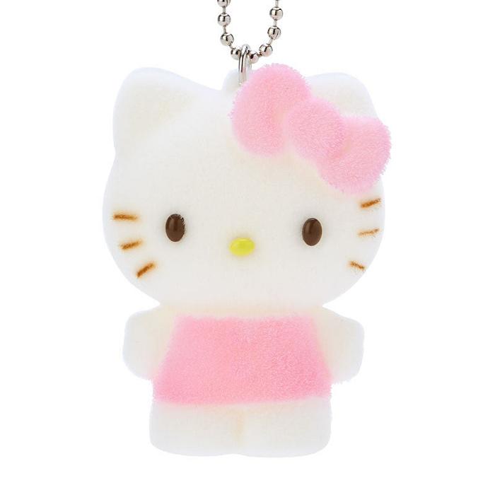 Hello Kitty Hello Kitty Flocked Keychain Mascot Roz | RO_HK49593