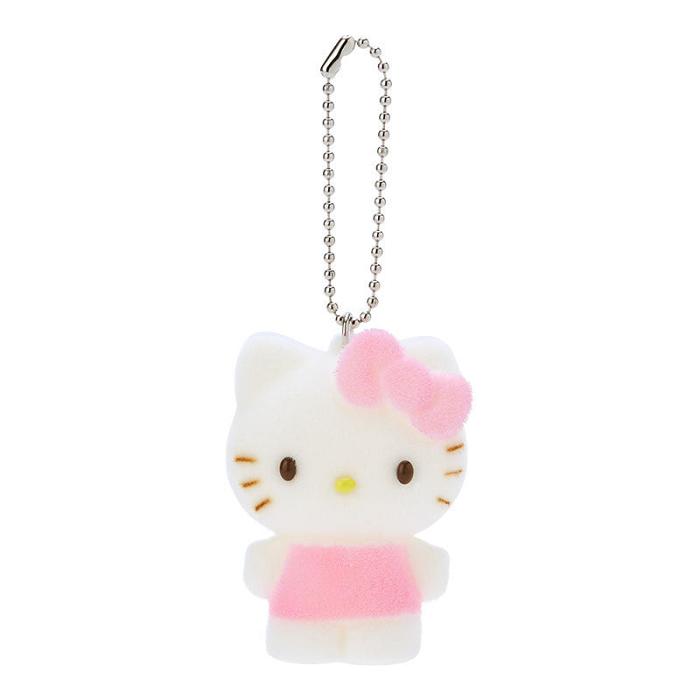 Hello Kitty Hello Kitty Flocked Keychain Mascot Roz | RO_HK49593