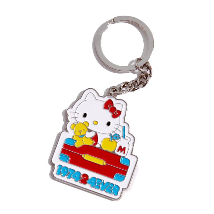 Hello Kitty Hello Kitty Friends Around The World 45th Anniversary Enamel Keychain Albastri | RO_HK58021