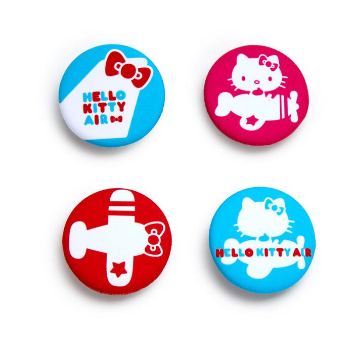 Hello Kitty Hello Kitty Friends Around The World Tour Button Set Colorati | RO_HK23381