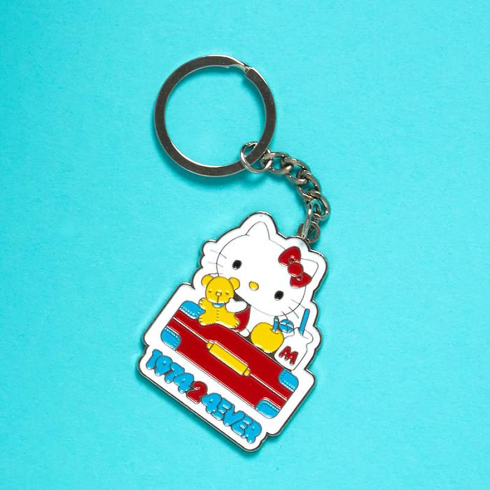 Hello Kitty Hello Kitty Friends Around The World 45th Anniversary Enamel Keychain Albastri | RO_HK68884