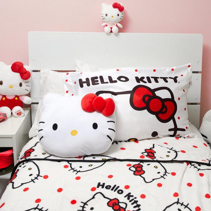 Hello Kitty Hello Kitty Glam Satin Pillowcase Rosii | RO_HK96465