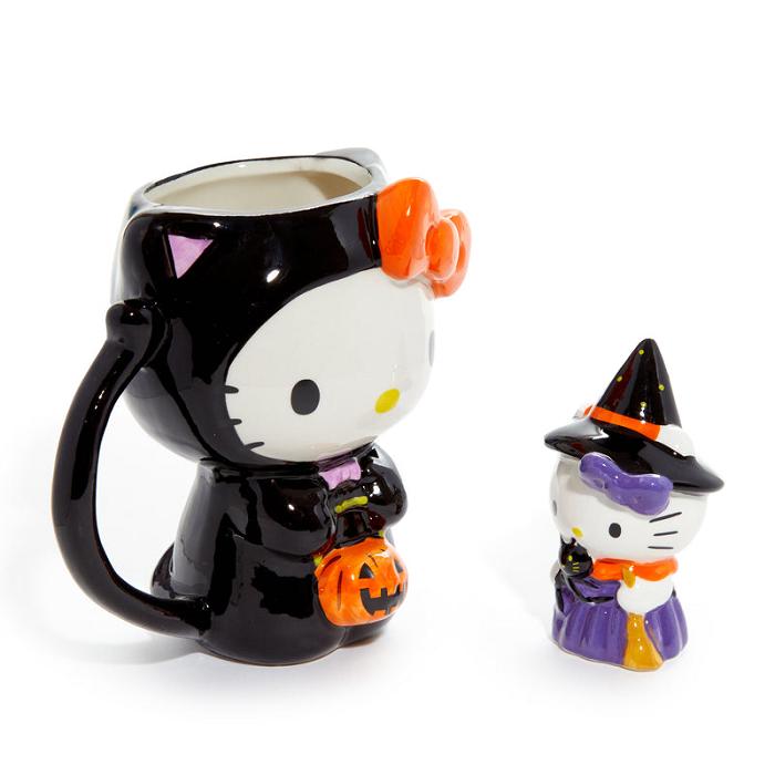 Hello Kitty Hello Kitty Halloween Costume Ceramic Mug and Figurine Gift Set Negrii | RO_HK70774