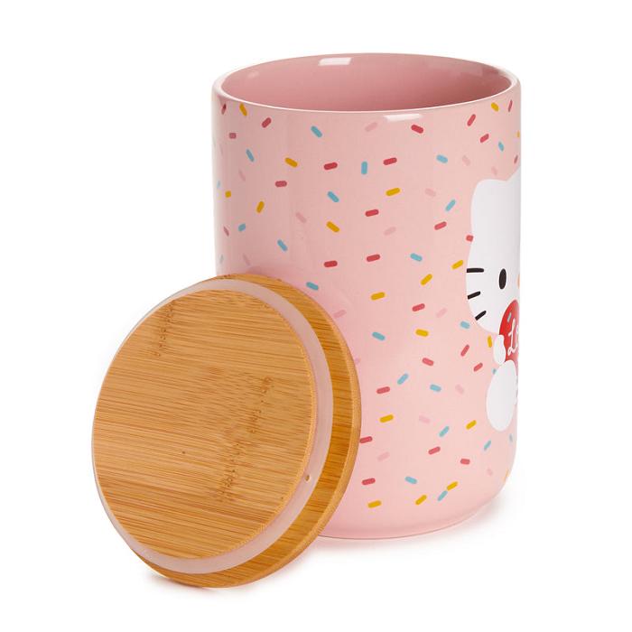 Hello Kitty Hello Kitty Holding Heart Ceramic Cookie Jar Roz | RO_HK31436