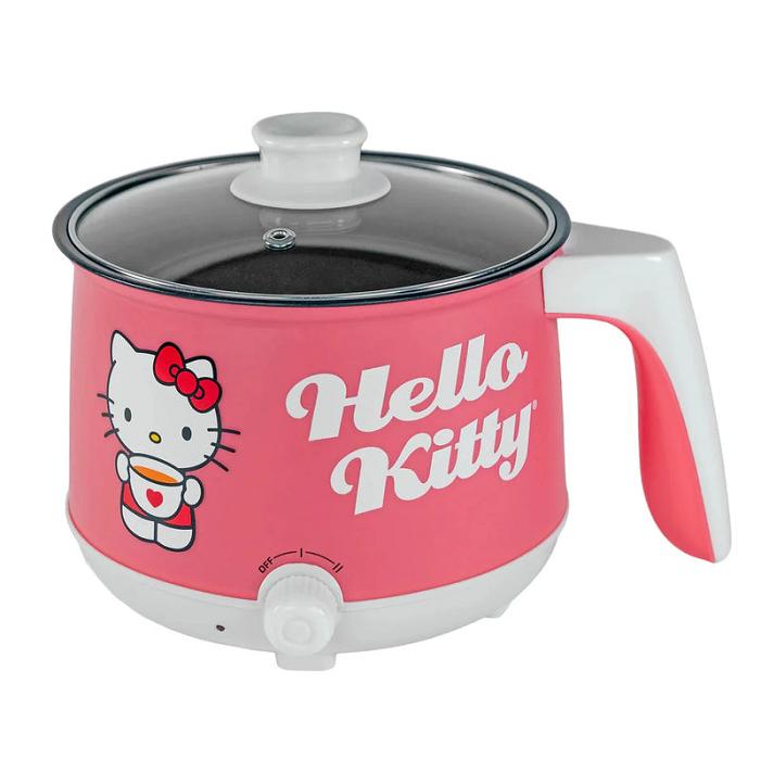 Hello Kitty Hello Kitty Hot Pot with Ramen Bowls Set Roz Albastri | RO_HK98323