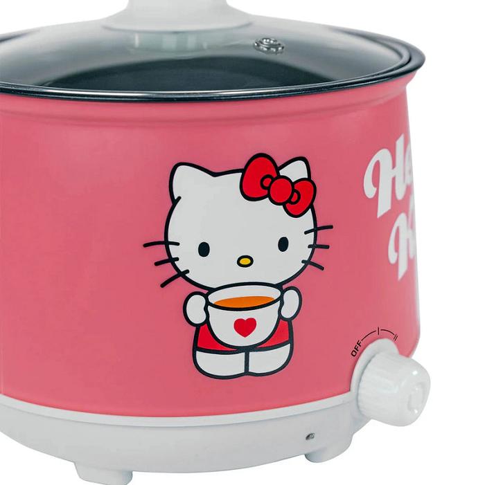 Hello Kitty Hello Kitty Hot Pot with Ramen Bowls Set Roz Albastri | RO_HK98323