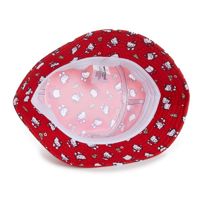 Hello Kitty Hello Kitty Kids Bucket Hat (Ruby Red Series) Rosii | RO_HK42715