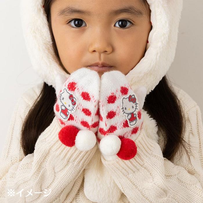 Hello Kitty Hello Kitty Kids Cozy Mittens Albi Rosii | RO_HK50983