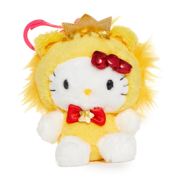 Hello Kitty Hello Kitty Leo Mascot Clip (Zodiac Series) Galbeni | RO_HK70209