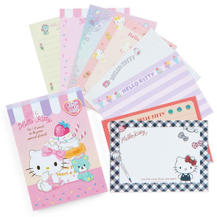 Hello Kitty Hello Kitty Memo Pad & Sticker Set Roz | RO_HK16883