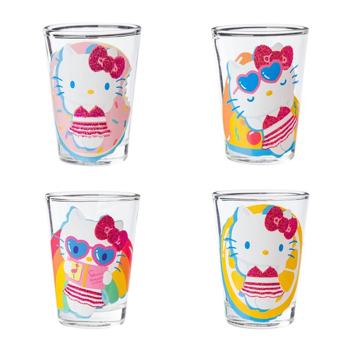 Hello Kitty Hello Kitty Mini Glass 4-Piece Set (Pool Floatie) Roz | RO_HK48874