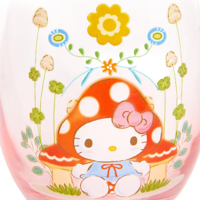 Hello Kitty Hello Kitty Mushroom Glass Tumbler Roz | RO_HK74700