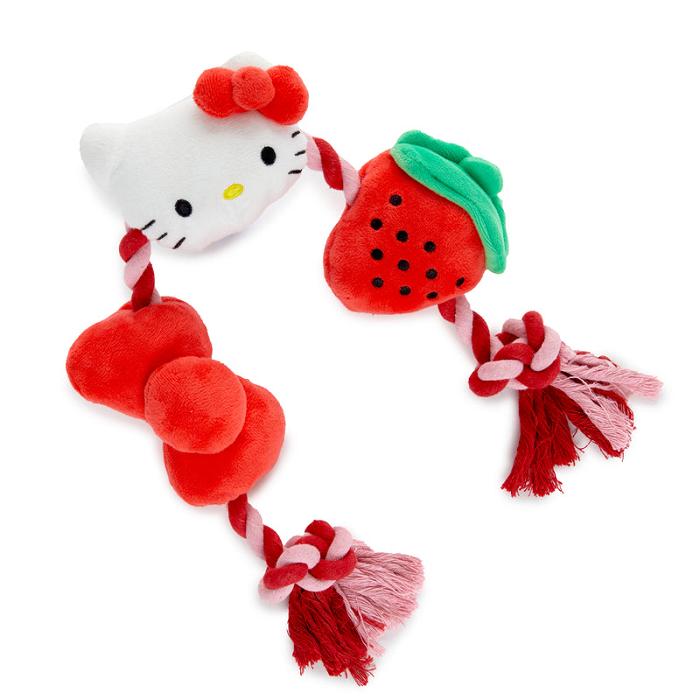 Hello Kitty Hello Kitty Pet Rope Toy (Strawberry and Bows) Rosii | RO_HK64434