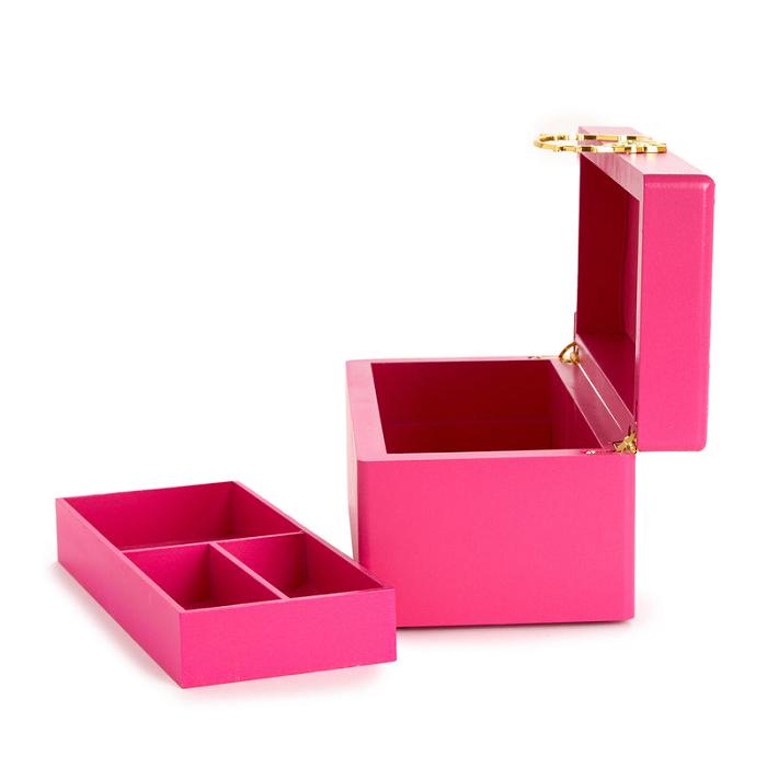 Hello Kitty Hello Kitty Pink Lacquered Jewelry Box Organizer Roz | RO_HK50592