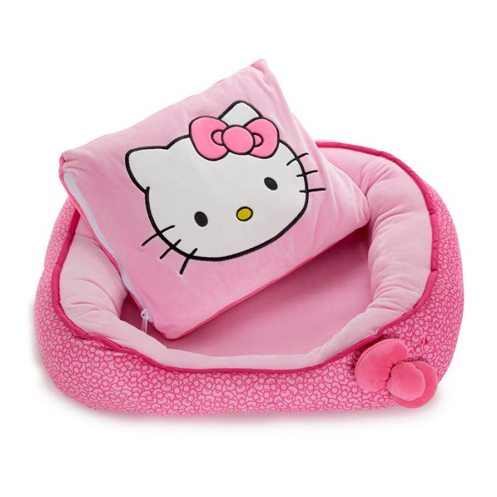 Hello Kitty Hello Kitty Pink Pet Bolster Bed (Small) Roz | RO_HK32158