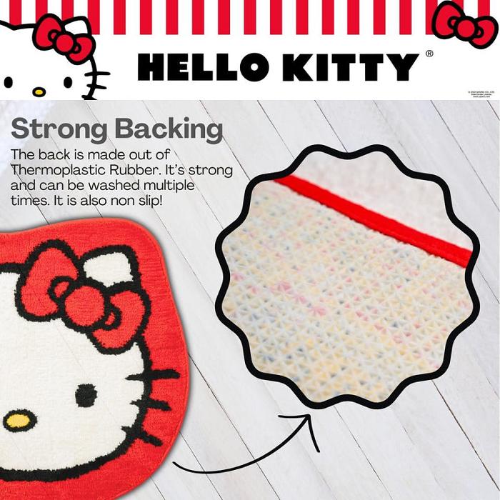 Hello Kitty Hello Kitty Plush Bathroom Mat Rosii | RO_HK41593