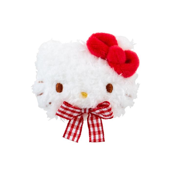 Hello Kitty Hello Kitty Plush Hair Clip (Gingham Bow) Albi | RO_HK23566