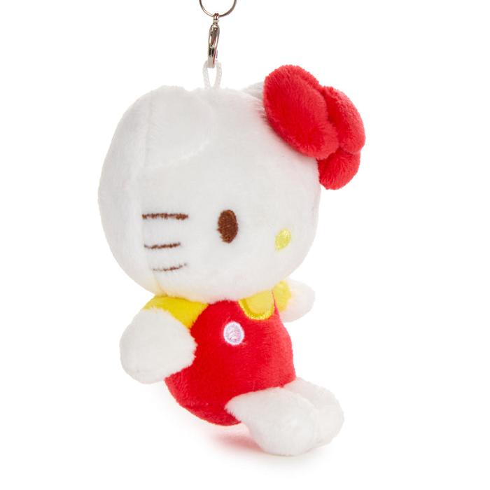 Hello Kitty Hello Kitty Plush Mascot Carabiner Albi Rosii | RO_HK62456