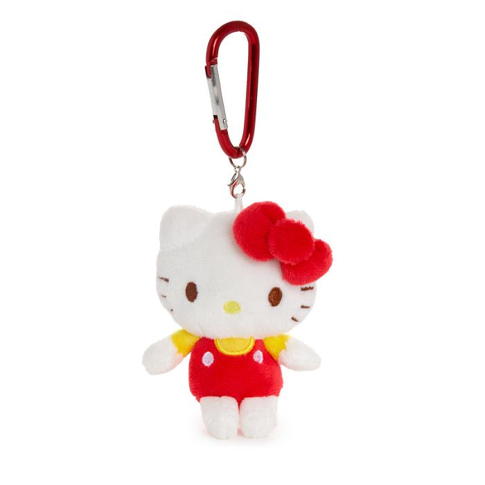 Hello Kitty Hello Kitty Plush Mascot Carabiner Albi Rosii | RO_HK62456