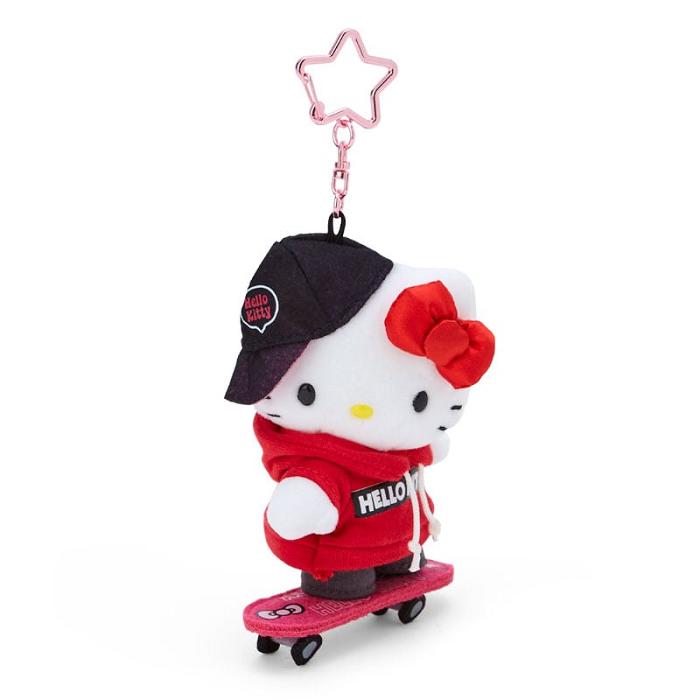 Hello Kitty Hello Kitty Plush Mascot Keychain (Sk8r Squad Series) Rosii | RO_HK67497