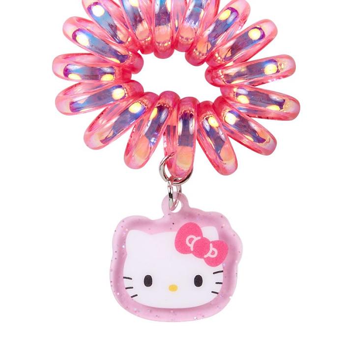 Hello Kitty Hello Kitty Spiral Hair Ties (Set of 2) Violet Albastri | RO_HK68615