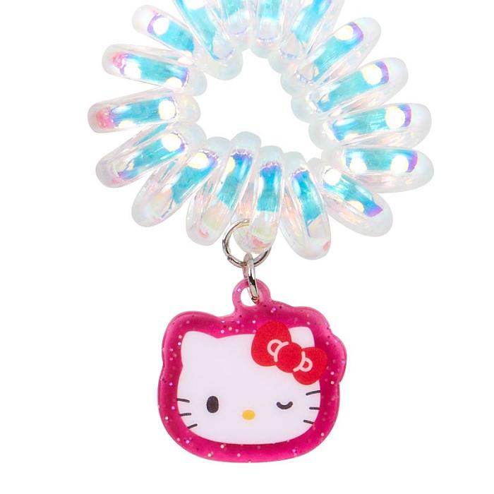 Hello Kitty Hello Kitty Spiral Hair Ties (Set of 2) Violet Albastri | RO_HK68615