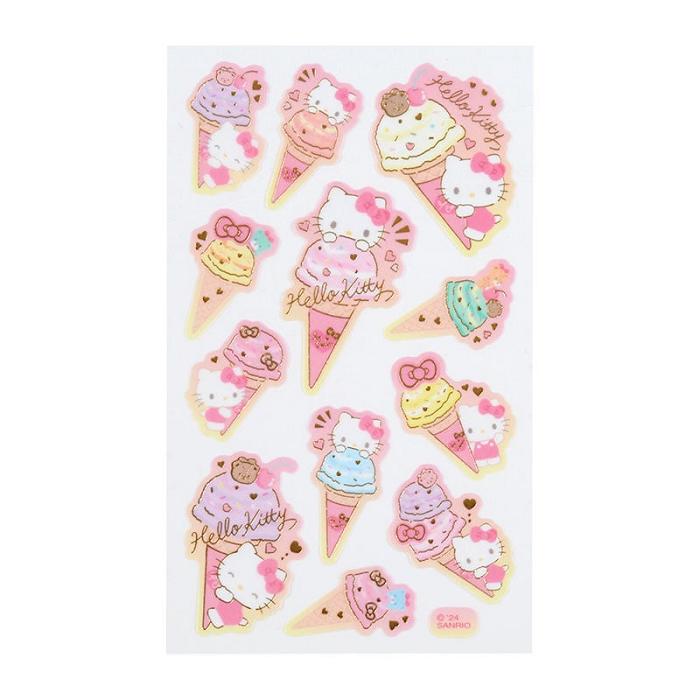 Hello Kitty Hello Kitty Sticker Sheet (Ice Cream Party Series) Roz | RO_HK53736