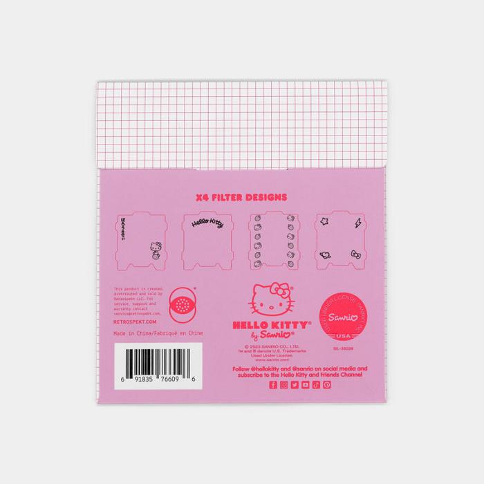 Hello Kitty Hello Kitty Strawberry Milk Photo Filters for Instant Film Cameras (4-Pack) Roz | RO_HK38107