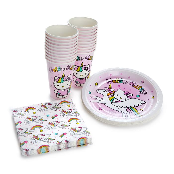 Hello Kitty Hello Kitty Unicorn Rainbow 60-pc Party Pack Roz | RO_HK69880