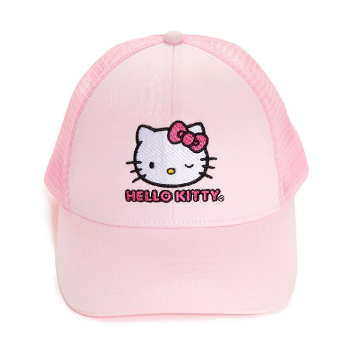 Hello Kitty Hello Kitty Winking Trucker Hat Roz | RO_HK23578