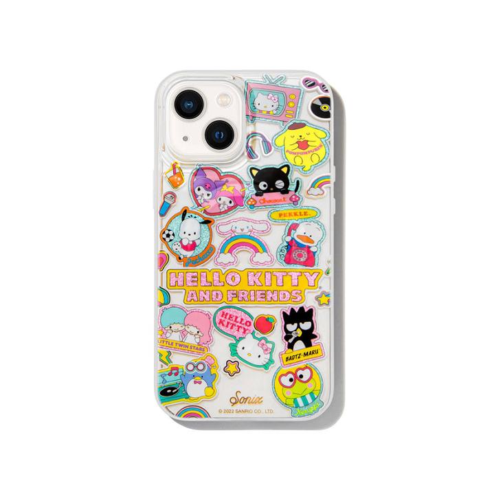 Hello Kitty Hello Kitty & Friends x Sonix Stickers MagSafe® Compatible iPhone Case Colorati | RO_HK35068