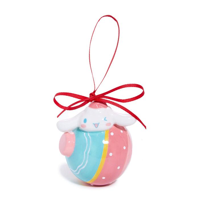 Hello Kitty Hello Kitty and Cinnamoroll 2-pc Holiday Ceramic Ornament Set (Pastel Pink) Roz Albastri | RO_HK29495