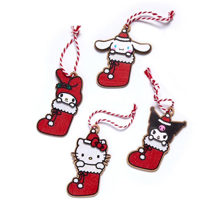 Hello Kitty Hello Kitty and Friends 2024 12-Pc Ornament Set Colorati | RO_HK64549