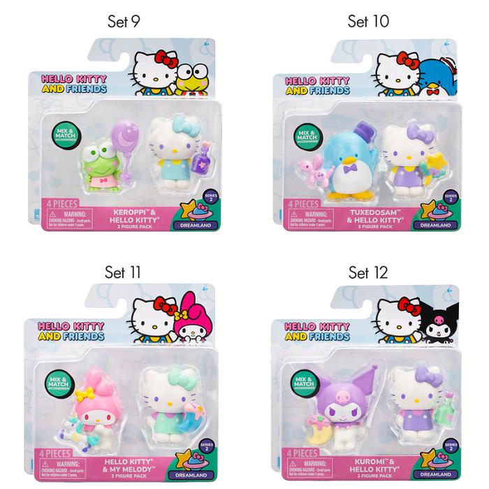 Hello Kitty Hello Kitty and Friends 2-pc Figure Pack (Series 2: Dreamland) Roz | RO_HK50509