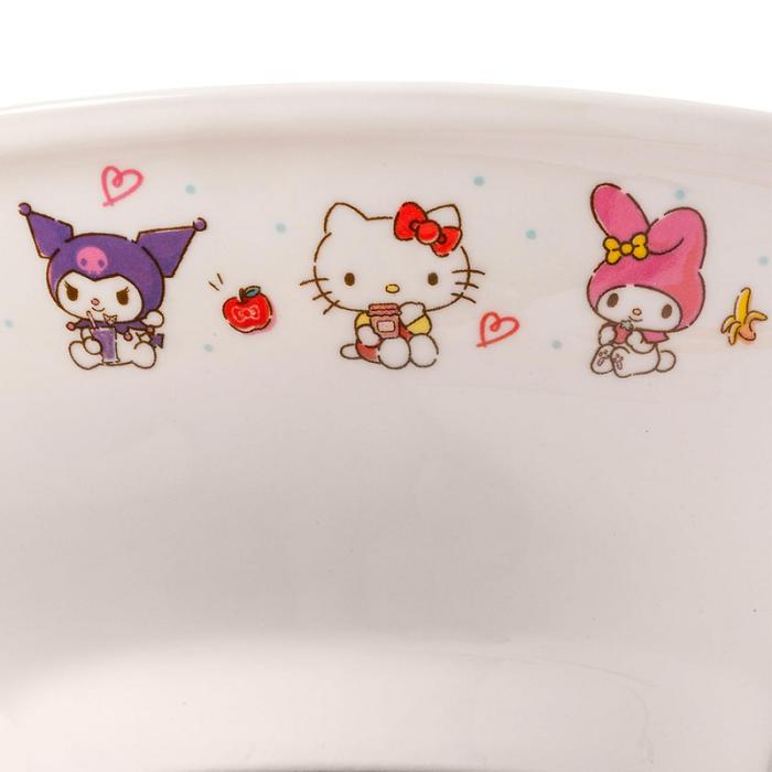 Hello Kitty Hello Kitty and Friends Ceramic Noodle Bowl and Chopstick Set (Lunch Friends) Albi | RO_HK51662