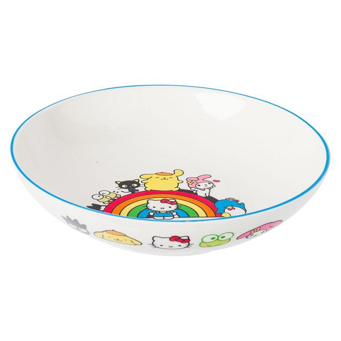 Hello Kitty Hello Kitty and Friends Ceramic Dinner Bowl (Rainbow Parade) Colorati | RO_HK67109