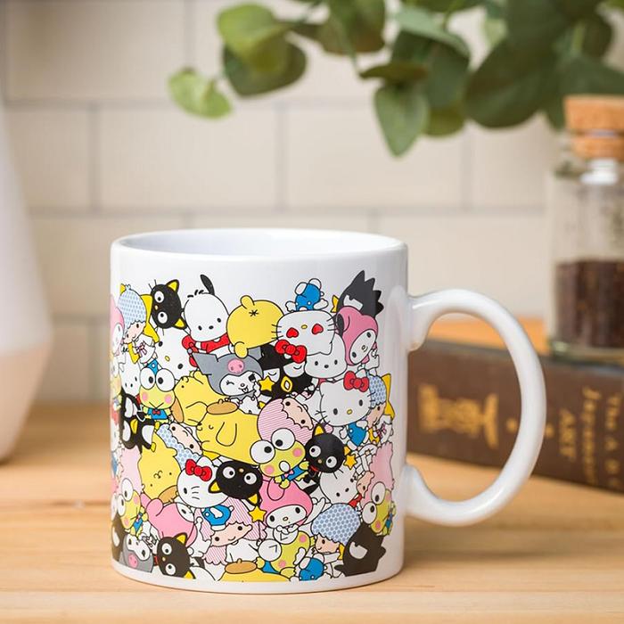 Hello Kitty Hello Kitty and Friends Ceramic Mug (Bunch Hug) Colorati | RO_HK95155